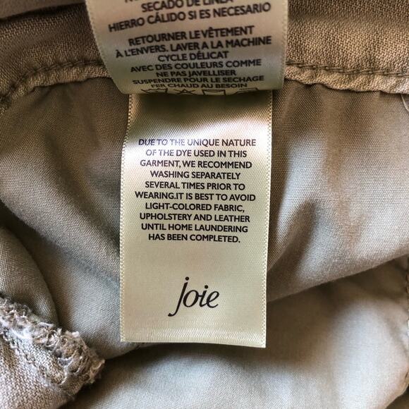 Joie NWT Women Flattering Pleated High Rise Subtle A-line Shorts XL Faded Cactus - Picture 10 of 15